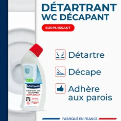 Détartrant gel WC bec directionnel Starwax 750g
