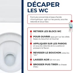 Détartrant gel WC bec directionnel Starwax 750g