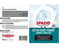 Détartrant poudre WC formule suractive Spado 750g
