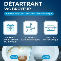 Détartrant pour WC broyeurs Starwax 2L