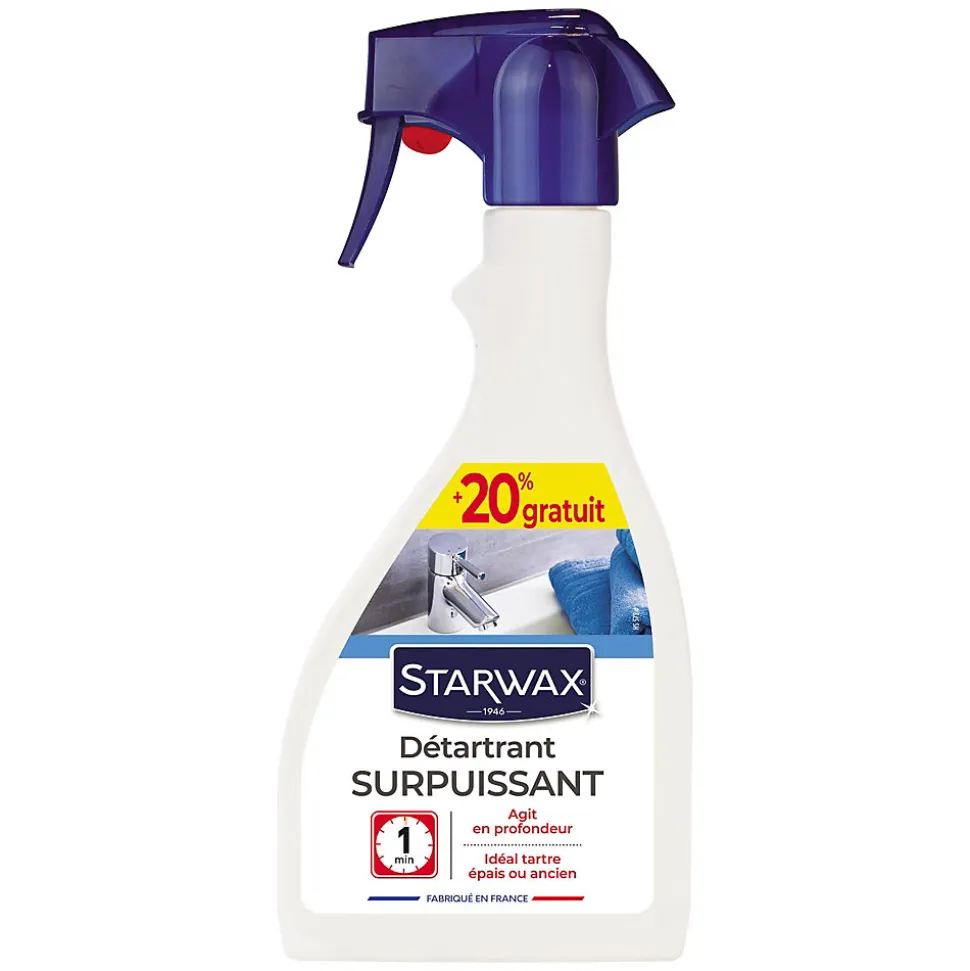 Détartrant surpuissant Starwax 500ml +20% gratuit