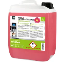 Détartrant Universel Microactiv Avec Indicateur De Couleur Pour Machines À Café Entièrement Automatiques En Bidon De 4 x 5 L