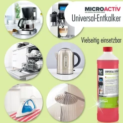 Détartrant Universel Microactiv Avec Indicateur De Couleur Pour Machines À Café Entièrement Automatiques En Bidon De 4 x 5 L
