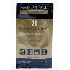 Détergent surodorant SENSUAL 2D doses 20mL - Colis de 250 dosettes (vanille)