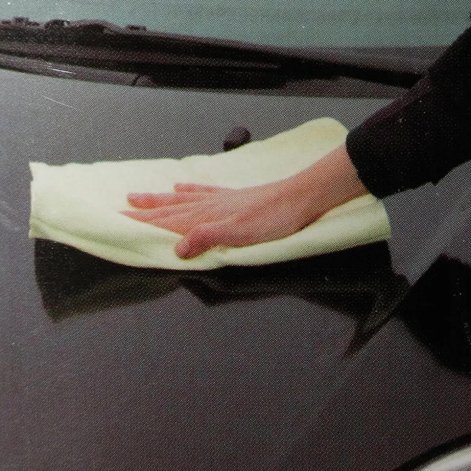 DUNLOP Chamois Magique 36x27cm - Chiffon Haute Absorption, Nettoyage Sans Traces, Réutilisable & Durable, Auto, Moto & Vélo