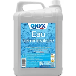 Eau déminéralisée anti-calcaire et anti-tartre Onyx 5L