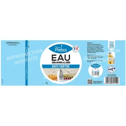 Eau déminéralisée anti-tartre Phébus 1L