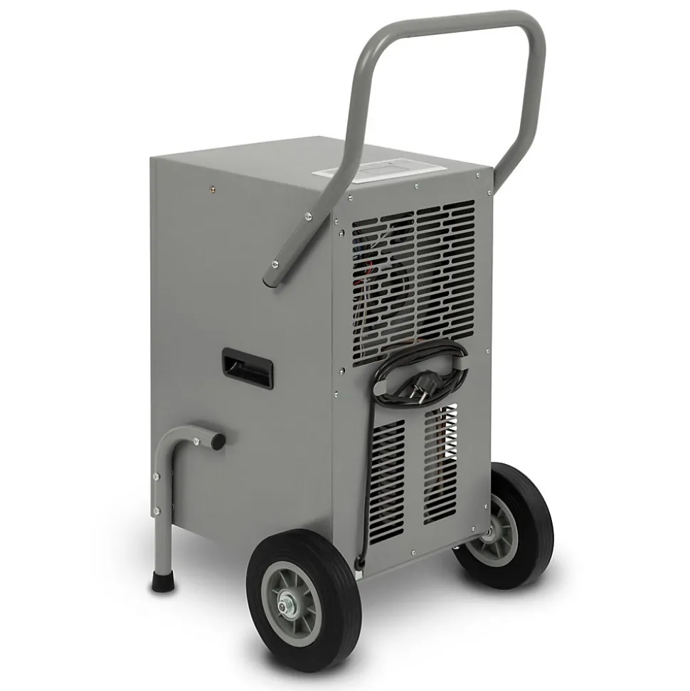 EBERTH Déshumidificateur d'air professionnel de chantier, capacité 50L / jour, réglable par pas de 1% de 20% à 90% RH