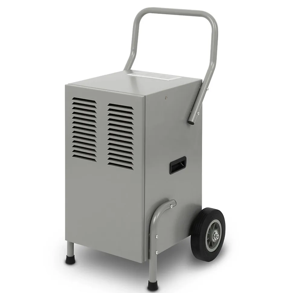 EBERTH Déshumidificateur d'air professionnel de chantier, capacité 50L / jour, réglable par pas de 1% de 20% à 90% RH