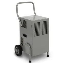 EBERTH Déshumidificateur d'air professionnel de chantier, capacité 50L / jour, réglable par pas de 1% de 20% à 90% RH