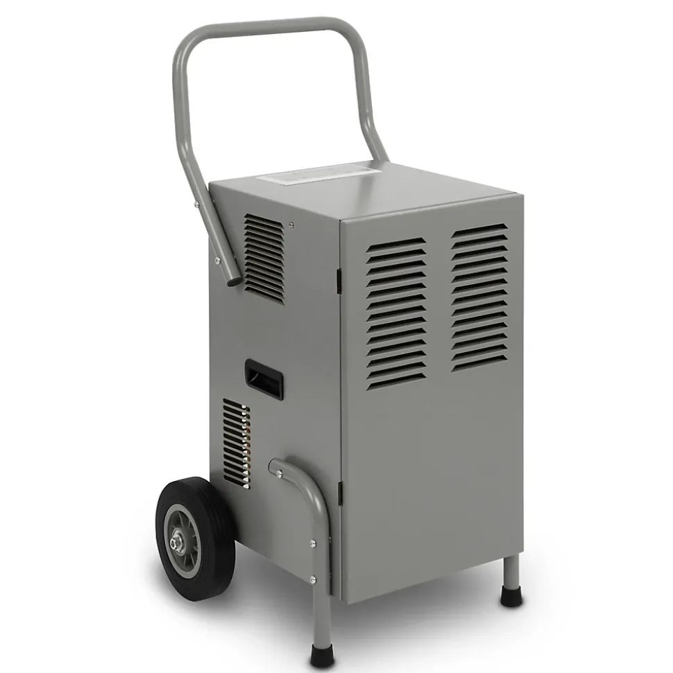 EBERTH Déshumidificateur d'air professionnel de chantier, capacité 50L / jour, réglable par pas de 1% de 20% à 90% RH