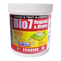 ECOGENE Bio 7 regard et drain - 4x200 g