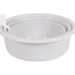 EDA PLASTIQUE Lot de 3 cuvettes rondes - 27 / 31 / 35 cm - Blanc