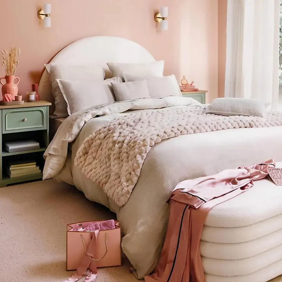 Edredon Adriel beige 180x80cm - Atmosphera