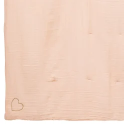 Edredon Lili en gaze de coton 100x140cm blanc - Atmosphera