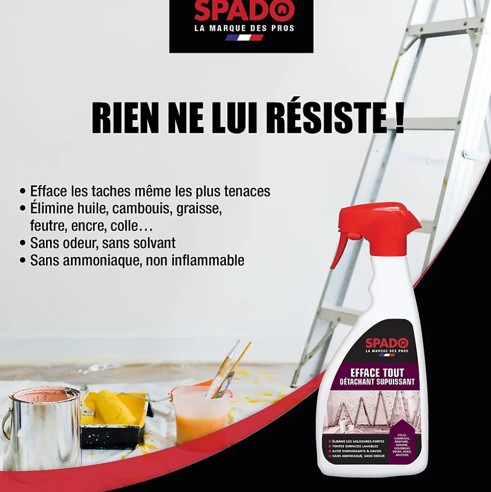 Efface Tout détachant surpuissant 500ml Spado Pro