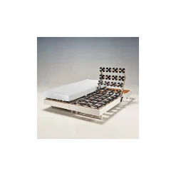 Ensemble 2 sommiers relaxation électrique FLEXPALACE 80x200 / Blanc