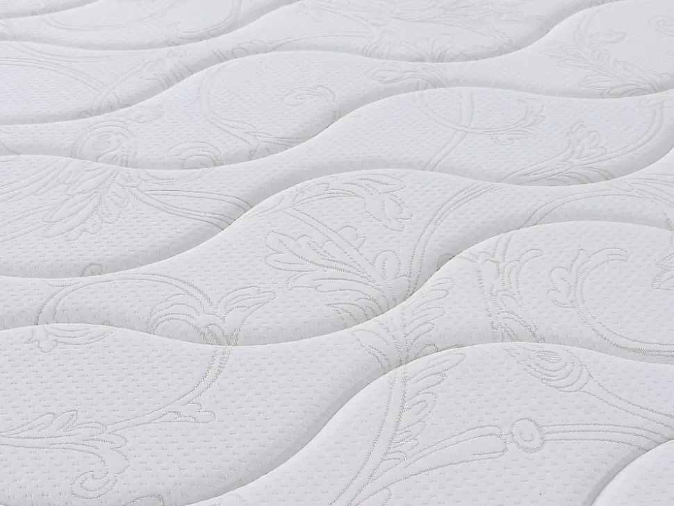 Ensemble 160 x 200 cm cadre à lattes + matelas ressorts 3 zones et mémoire de forme ép.20cm - WOLKENTANZ de YSMÉE