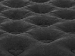 Ensemble 160 x 200 cm cadre à lattes + matelas ressorts ensachés surmatelas intégré ép.28cm - BLACK DREAM de YSMÉE