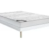 Ensemble 140 x 190 cm sommier + matelas ressorts ensachés ép.20cm - SONGE de YSMÉE