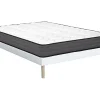 Ensemble 140 x 190 cm sommier + matelas ressorts ensachés ép.20cm - AMBRACIE de YSMÉE