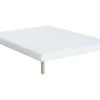 Ensemble 140 x 190 cm sommier + matelas anti-feu ressorts ensachés et surmatelas intégré ép.28 cm - DELICE de YSMÉE HÔTEL