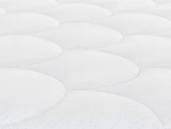 Ensemble 140 x 190 cm sommier coffre blanc + matelas ressorts ensachés et surmatelas intégré ép.29cm - CANTERBURY de YSMÉE