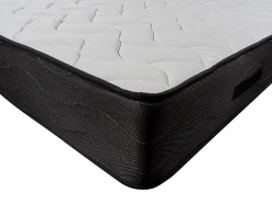 Ensemble 160 x 200 cm sommier coffre blanc + matelas ressorts ensachés 7 zones et mémoire de forme ép.24cm - MERISI de YSMÉE
