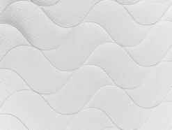 Ensemble 160 x 200 cm sommier coffre blanc + matelas ressorts ensachés 7 zones et mémoire de forme ép.24cm - MERISI de YSMÉE