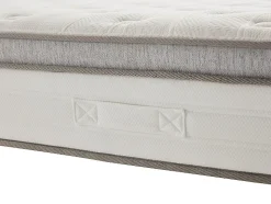 Ensemble 140 x 190 cm sommier coffre blanc + matelas ressorts ensachés 7 zones accueil TPE ép.28cm - ONEBIA de PALACIO