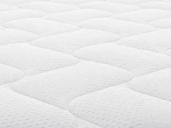 Ensemble 160 x 200 cm sommier coffre blanc + matelas hybride ressorts ensachés et mémoire de forme ép.25cm - ASTRIA Art Collection