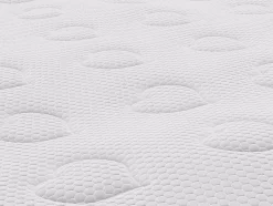 Ensemble 140 x 190 cm sommier coffre naturel clair + matelas ressorts ensachés surmatelas intégré ép.28cm - AMERICAN DREAM de