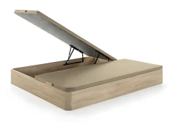 Ensemble 180 x 200 cm sommier coffre naturel clair + matelas mousse ép.30cm - SOLAK de YSMÉE