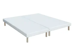 Ensemble 180 x 200 cm sommier tapissier + matelas hybride ressorts ensachés 7 zones et mémoire de forme ép.30cm - OLIANE de YSMÉE