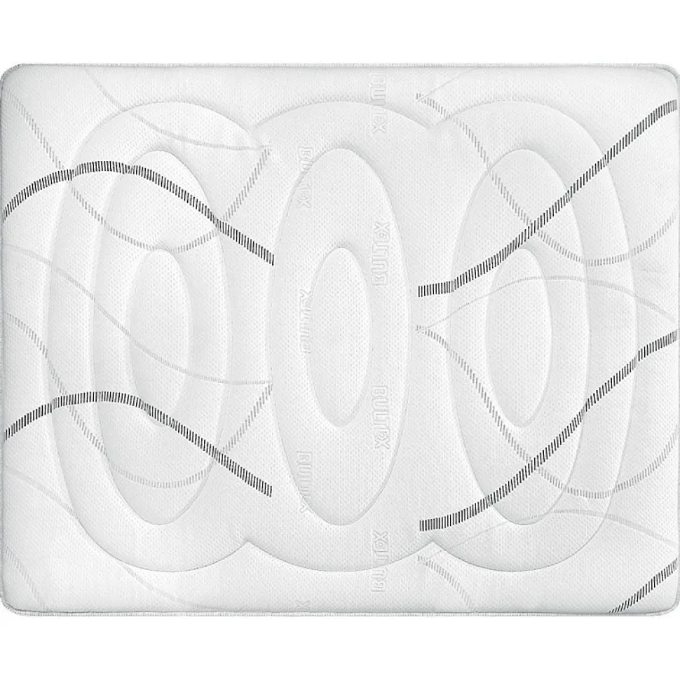 Ensemble Bultex ULTIMUM + Sommier confort ferme vigoroso deco + pieds 180x200 Jersey Gris foncé Mousse