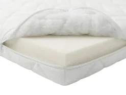Ensemble complet boxspring tête de lit coutures verticales + sommiers relaxation électrique + matelas + surmatelas - 2 x 90 x 200