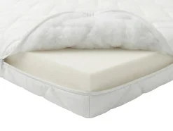 Ensemble complet boxspring tête de lit coutures verticales + sommiers relaxation électrique + matelas + surmatelas - 2 x 90 x 200