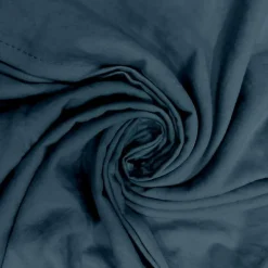 Ensemble couette et parure 5 Pièces BOHEME bleu canard pour lit en 90x190 cm, par Soleil d'ocre