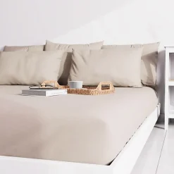 Ensemble couette et parure 7 Pièces BOHEME lin pour lit en 160x200 cm, par Soleil d'ocre