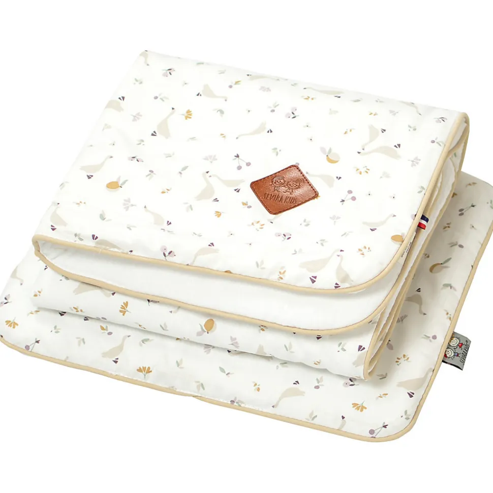 Ensemble coussin et couverture pour berceau et couffin Sidonia