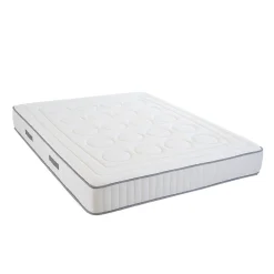 Ensemble Cristal 140x190 cm Matelas Mousse + Sommier Bois