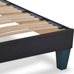 Ensemble Cristal 140x190 cm Matelas Mousse + Sommier Bois