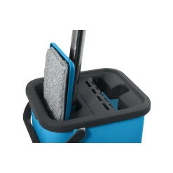 Ensemble de nettoyage Seau Serpillière à plat nouveau système d'essorage COMPACTO MSV