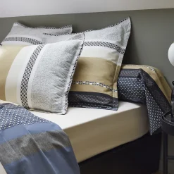 Ensemble drap plat et 2 taies Marlow (240x310 cm - Beige)