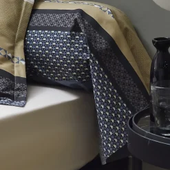 Ensemble draps et traversin Marlow (90x190 cm - Beige)