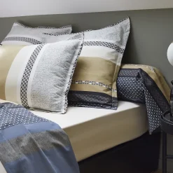 Ensemble draps et traversin Marlow (90x190 cm - Beige)