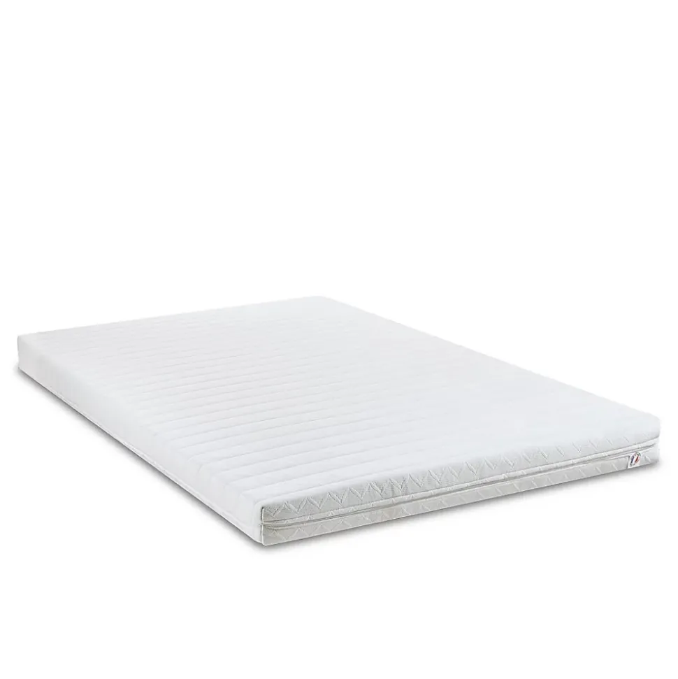 Ensemble Egio 180x200 cm Matelas Mousse + Sommier Bois