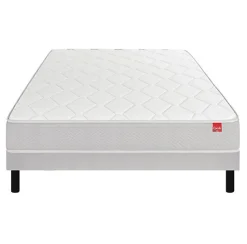 Ensemble Epeda DÉPAYSANT + Sommier Escale + Pieds 160x200 Ressorts