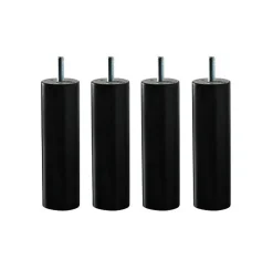 Ensemble Epeda LE MAJESTUEUX + Sommier Confort Medium + Pieds 200x200 Gris souris Ressorts