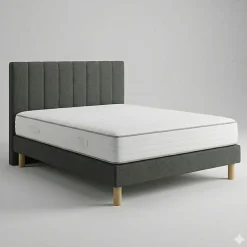 Ensemble Essenzia EXCEPTION 1000 + Sommier Tradition Graphic 13 cm + Pieds 160x190 Anthracite Ressorts